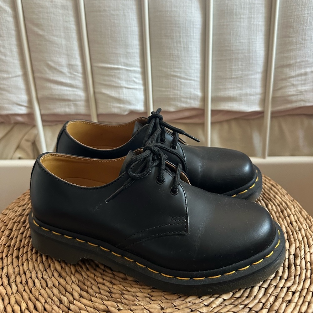 Dr. Martens Black Leather Oxfords
